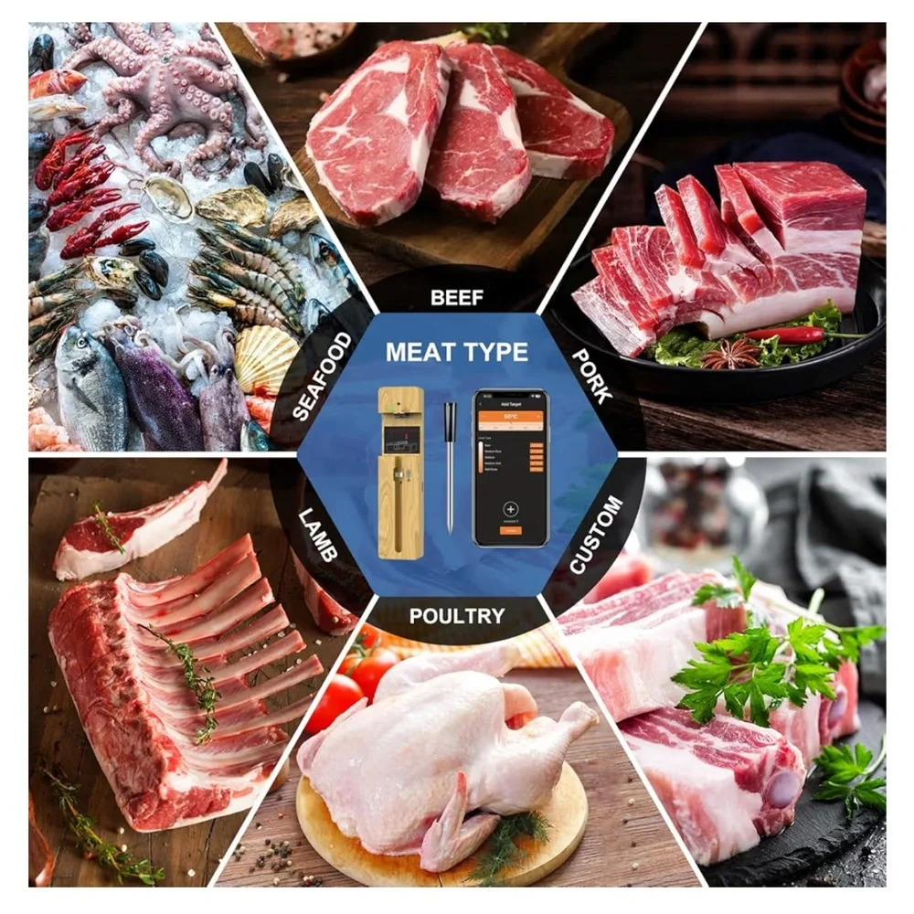 Wireless Meat Thermometer New